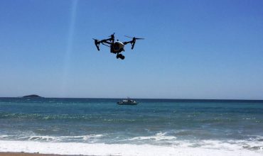 Drone Over Ocean