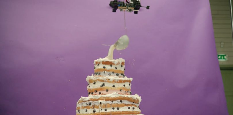 Drones Making Cake