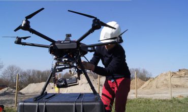 Tethered Drone Monitors Traffic Flow